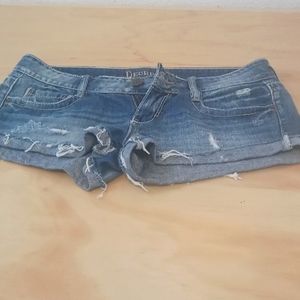 Low rise Distressed short shorts